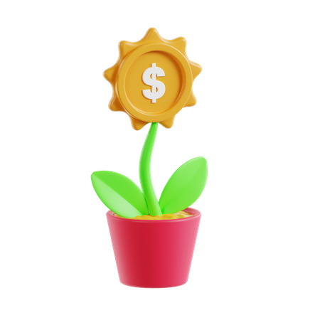 Dollar Plant  3D Icon