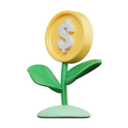 Dollar Plant  3D Icon