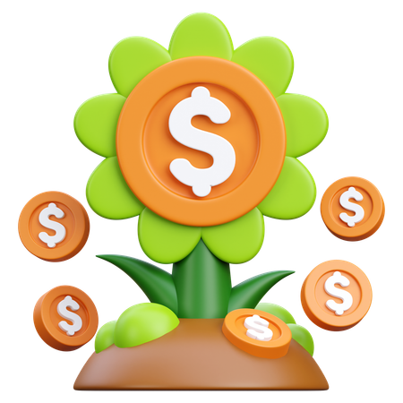 Dollar Plant  3D Icon