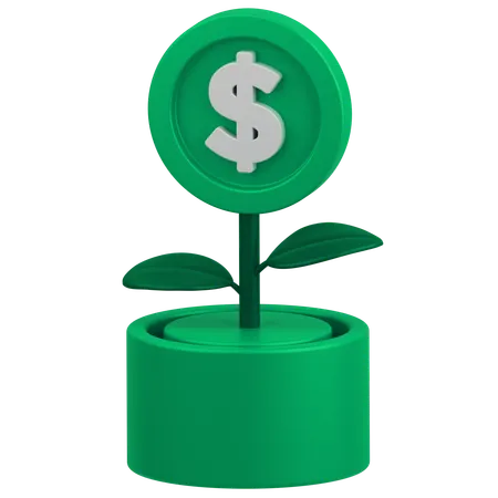 Dollar Plant  3D Icon