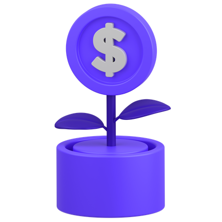 Dollar Plant  3D Icon