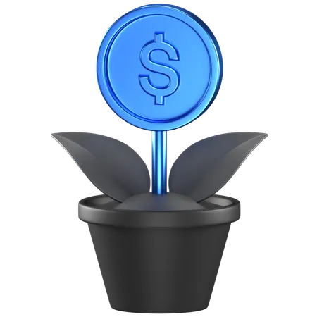 Dollar Plant  3D Icon
