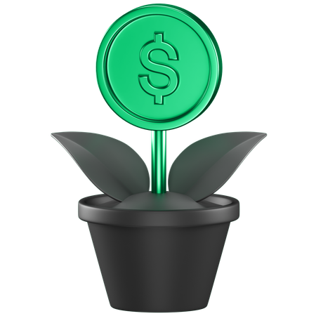 Dollar Plant  3D Icon