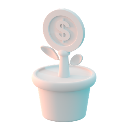 Dollar Plant  3D Icon