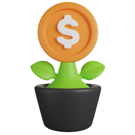 Dollar Plant  3D Icon