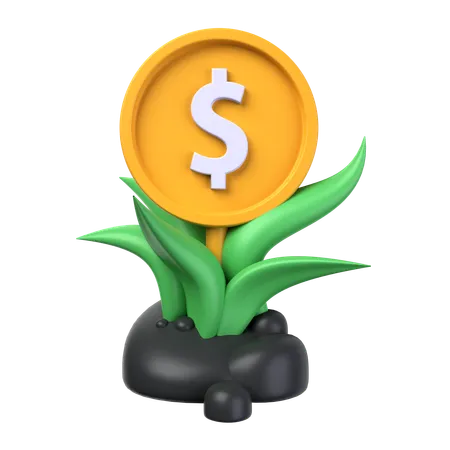 Dollar Plant  3D Icon