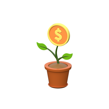 Dollar plant  3D Icon