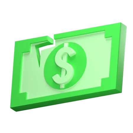Dollar brach  3D Icon