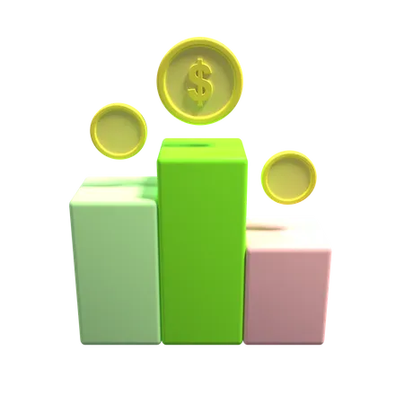 Dollar Podium  3D Icon