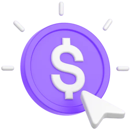 3 D Icon Of A Dollar Coin 3D Icon