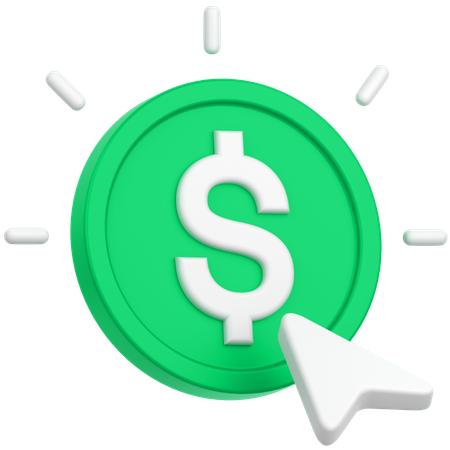 Dollar Pointer  3D Icon