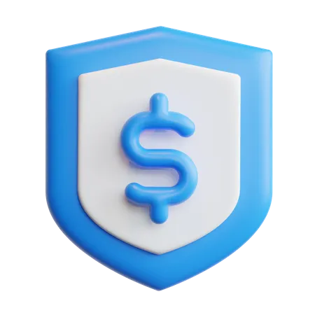 Dollar Protection  3D Icon