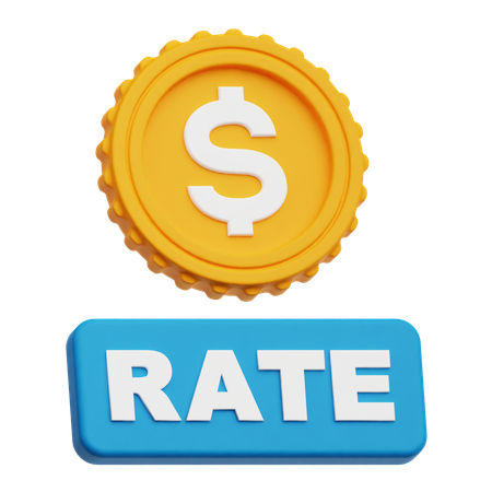 Dollar Rate  3D Icon
