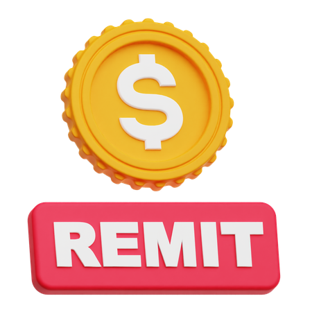 Dollar Remit  3D Icon