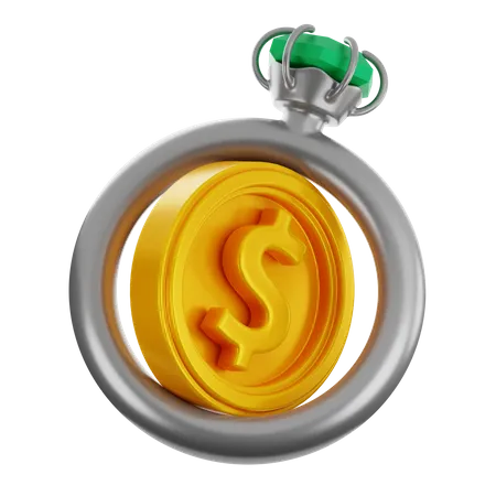 Dollar Ring  3D Icon