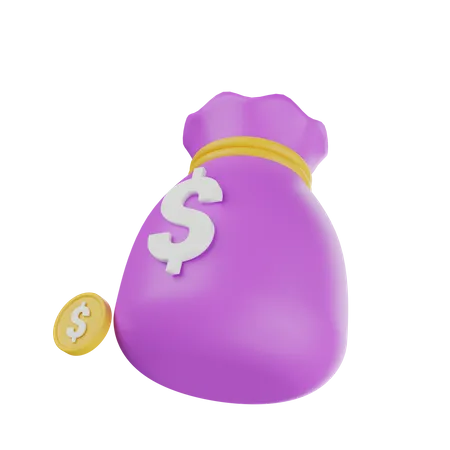 Dollar Sack  3D Icon