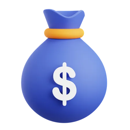 Dollar Sack  3D Icon