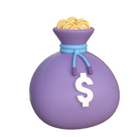 Dollar Sack  3D Icon