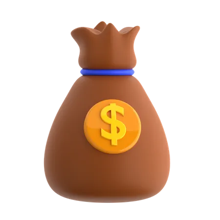 Dollar Sack  3D Icon