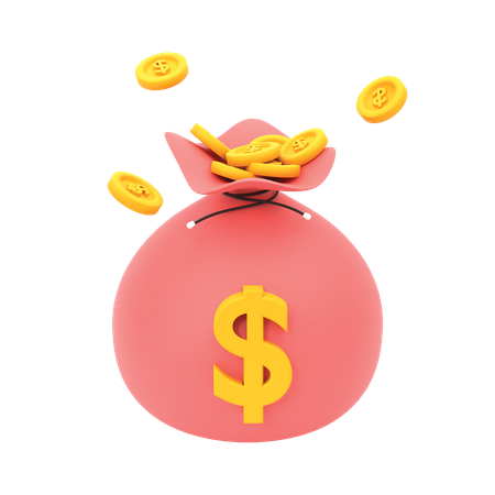 Dollar Sack  3D Icon