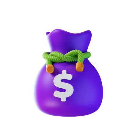 Dollar Sack  3D Icon