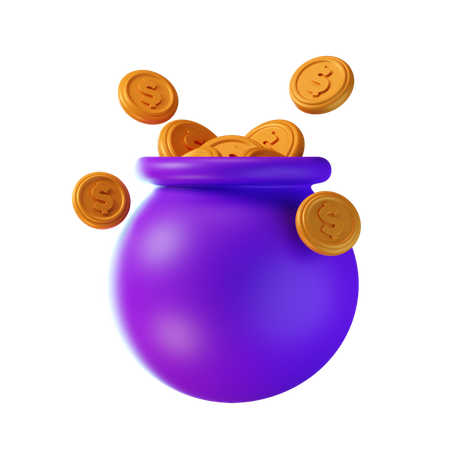 Dollar Sack  3D Icon