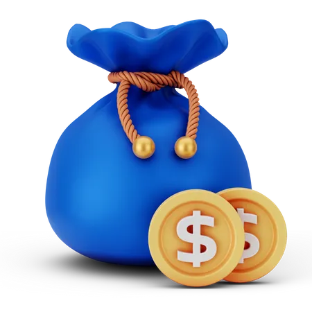 Dollar Sack  3D Icon