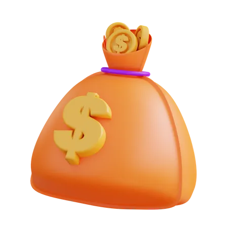 Dollar Sack  3D Icon