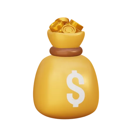 Dollar Sack  3D Icon