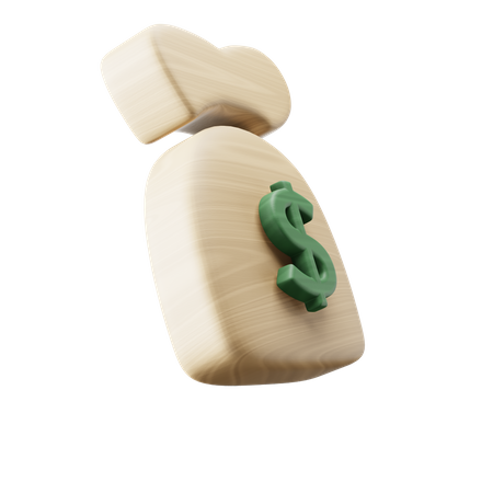 Dollar Sack  3D Icon