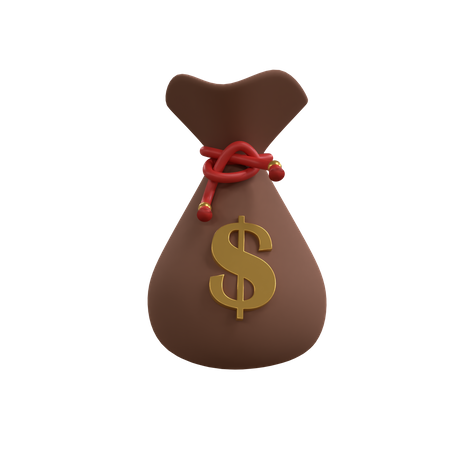 Dollar Sack  3D Icon