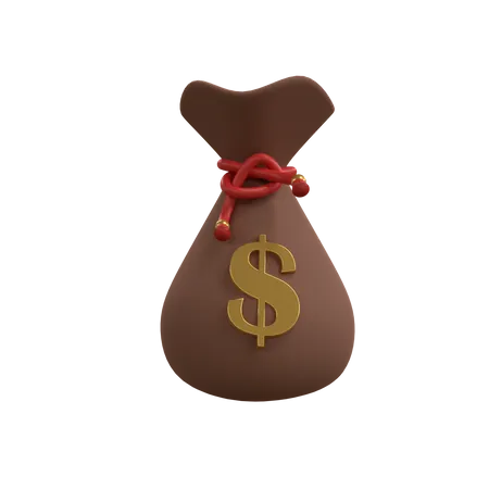 Dollar Sack  3D Icon