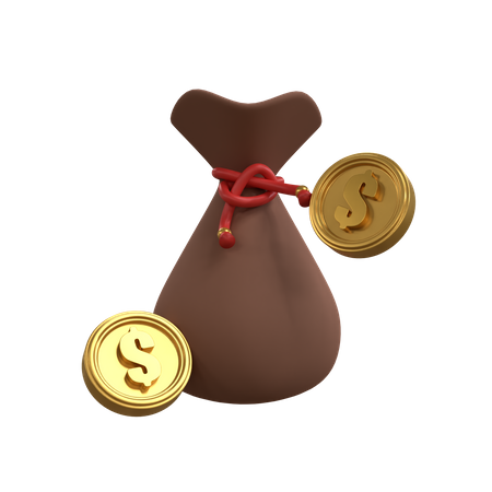 Dollar Sack  3D Icon