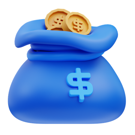 Dollar Sack  3D Icon