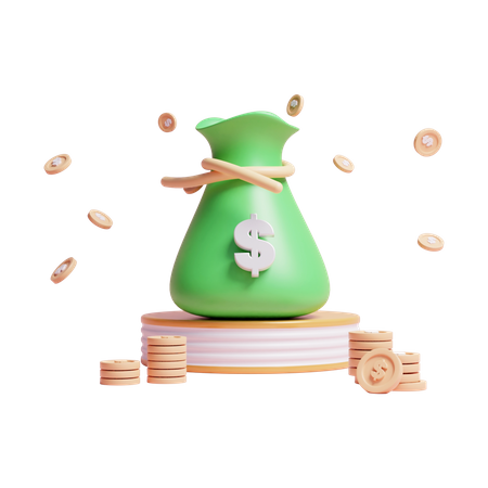 Dollar Sack  3D Icon