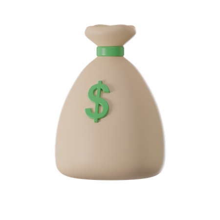 Dollar Sack  3D Icon