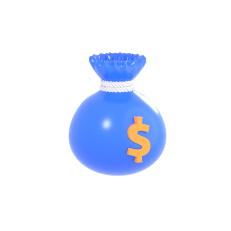 Dollar Sack  3D Icon