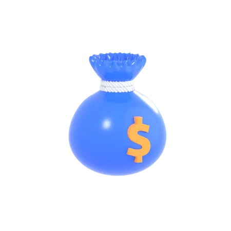 Dollar Sack  3D Icon