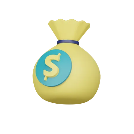 Dollar Sack  3D Icon