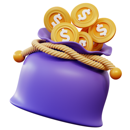 Dollar Sack  3D Icon