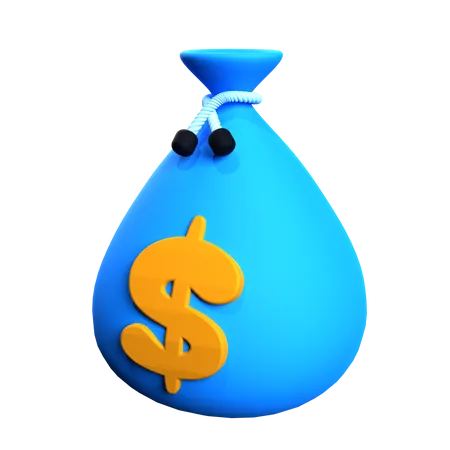 Dollar Sack  3D Icon