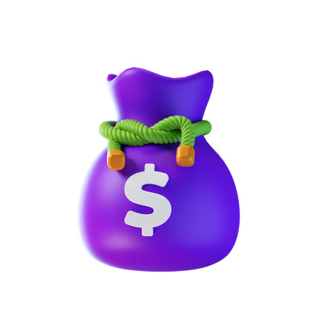 Dollar Sack  3D Icon