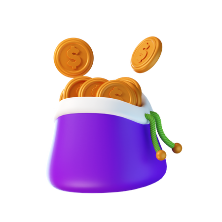 Dollar Sack  3D Icon
