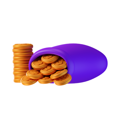 Dollar Sack  3D Icon