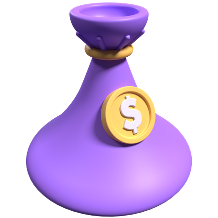 Dollar Sack  3D Icon