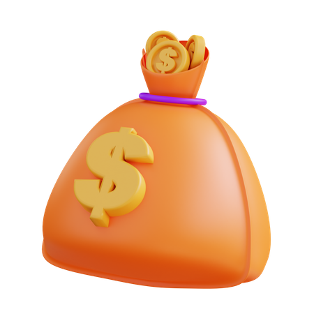 Dollar Sack  3D Icon