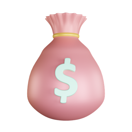 Dollar Sack  3D Icon