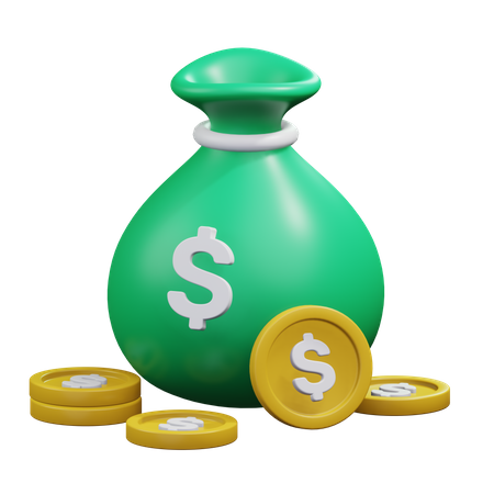 Dollar Sack  3D Icon