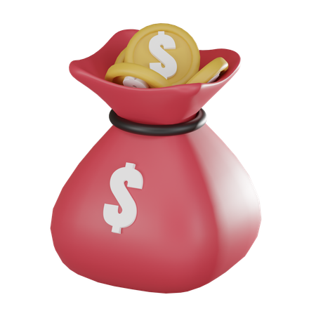 Dollar Sack  3D Icon
