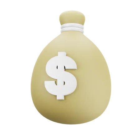 Dollar Sack 3D Icon